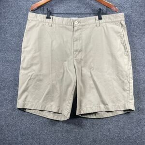 Southern Tide The Skipjack Shorts Men's 40 Beige Pima/Modal Blend Flat Front